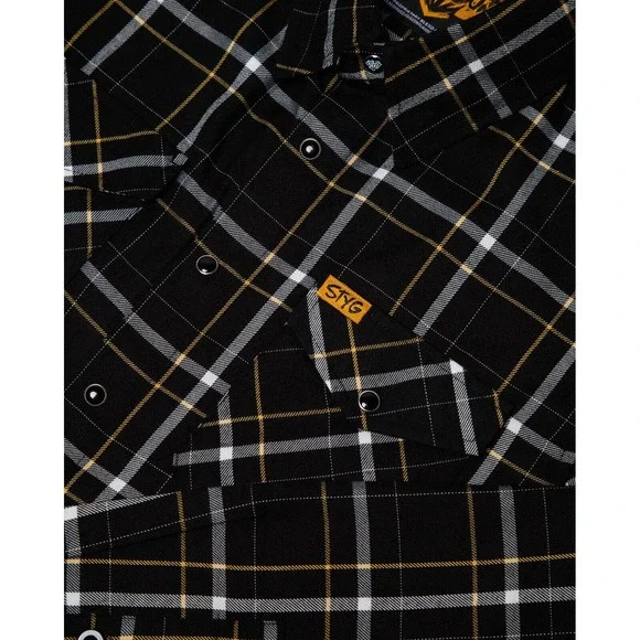 DIXXON Flannel Sz XL Stick To Your Guns STYG Collab Brand New In Sealed Bag - Picture 1 of 3